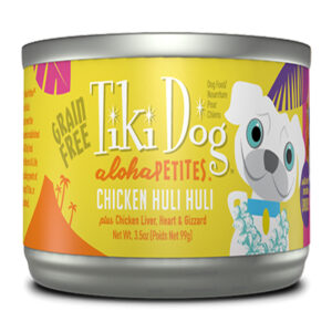 Tiki Pets Dog Aloha Petites Huli Chicken 3.5Oz Pouch (Case Of 12)