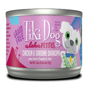 Tiki Pets Dog Aloha Okak Chicken Sar 3.5 Oz. Pouch(Case Of 12)