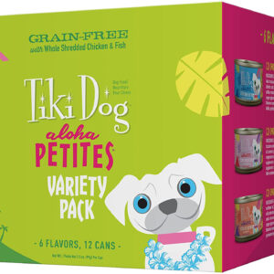 Tiki Pets Dog Aloha Petites 3.5Oz Variety Pack (Case Of 12)