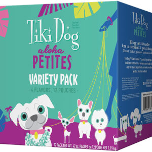 Tiki Pets Dog Aloha 3.5Oz Variety Pouch Pack (Case Of 12)