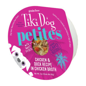 Tiki Pet  Dog Alh Ckn Smn 3Oz Tiki Pets 4Pk (4 case)