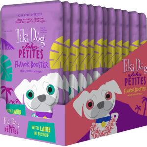 Tiki Pets Dog Aloha Petites Flavor Booster Lamb Bisque 1.5oz (Case Of 12)