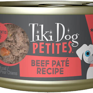 Tiki Pets Dog Petite Pate Beef 3oz. (Case Of 12)