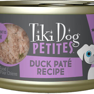 Tiki Pets Dog Petite Pate Duck 3oz. (Case Of 12)