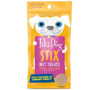 TIKI PETS DOG STIX MOUSSE CHICKEN 3oz