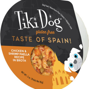 Tiki Pets Dog Gourmet Spain Paella 3Oz (Case Of 4)