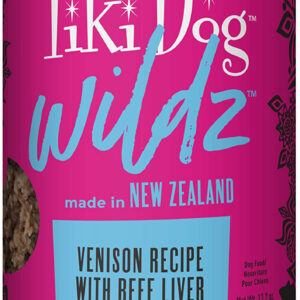 Tiki Pets Dog Wildz Venison Recipe with Beef Liver 13.2oz. (Case Of 12)