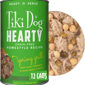 Tiki Pets Dog Hearty Spring Grill 12.5oz. (Case Of 12)