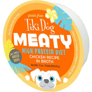 Tiki Pets Dog Meaty Chicken 3Oz (Case Of 4)