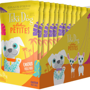 Tiki Pets Dog Aloha Petites Chicken & Chicken Liver 3.5oz. (Case Of 12)
