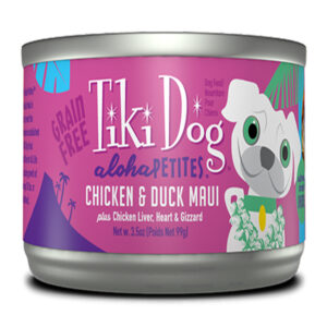 Tiki Pets Dog Aloha Maui Chicken and Duck 3.5Oz (Case Of 12)