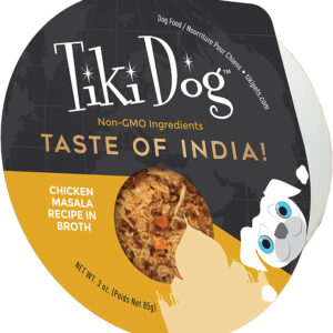 Tiki Pets Dog Taste of the World Indian Chicken Masala 3oz. (Case Of 4)