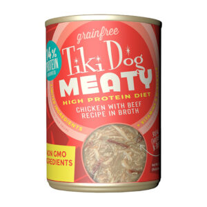 Tiki Pet  Dog Mty Ckn Bf 12Oz Tiki Pets 8Pk (8 case)