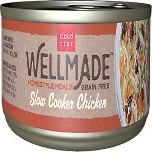 Cloud Star Wellmade Homestyle Meals Slow Cooker Chicken Recipe Grain-Free Canned Dog Food 3.5Oz