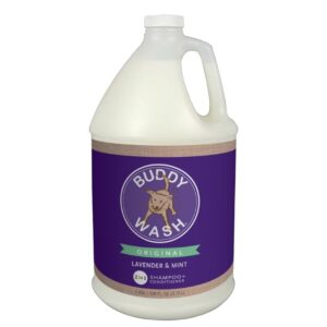 CloudStart Buddy Wash Orig. Lavende/ Mint Shampoo/ Conditioner for Dogs, 1-gallon