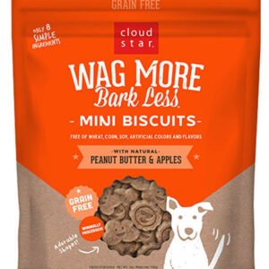 Cloud Star Wagmore Dog Grain Free Mini Baked Turkey 7Oz