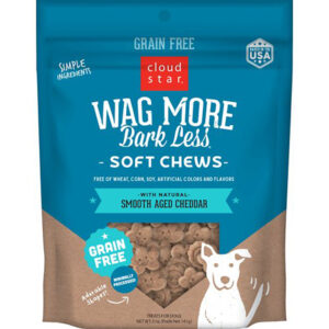Cloudstar WAGMORE DOG GRAIN FREE SOFT & CHEWY CHEDDAR 5OZ
