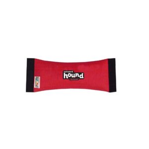 Outward Hound Fire Hose Sqeek N Fetch Dog Toy Red Medium