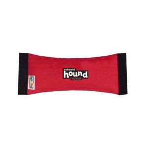Outward Hound Fire Hose Sqeek N Fetch Dog Toy Red Large