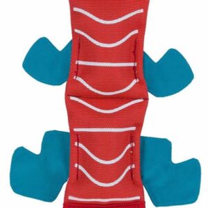 Outward Hound Fire Biterz Dog Toy Lizard 2 Squeakers Medium