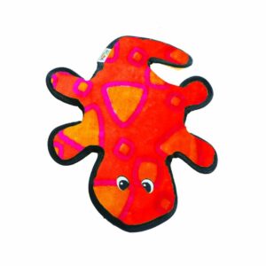 Outward Hound Invincibles Dog Toy Gecko 2 Squeakers Medium