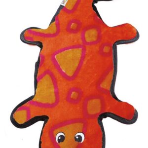 Outward Hound Invincibles Dog Toy Gecko 4 Squeakers Large