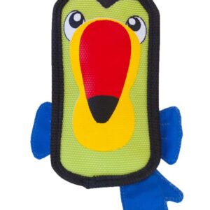 Outward Hound Invincibles Dog Toy Fire Biterz Toucan Bird Multi-Color Small