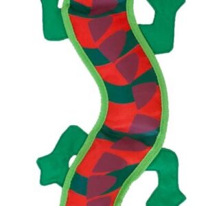 Outward Hound Invincibles Dog Toy Fire Biterz Lizard Multi-Color Extra-Large