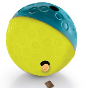Nina Ottosson Treat Tumble Dog Toy Blue, Yellow Small