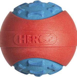 Hero Dog Outer Armor Ball Blue Small