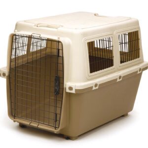 Precision Pet Products Cargo Dog Kennel Hard-Sided Tan 32 in