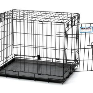 Precision Pet Products ProValu 1 Door Wire Dog Crate Hard-Sided Black 24 in