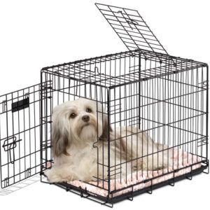 Precision Pet Products 2 Door Great Crate for Dog Hard-Sided Black 24 in