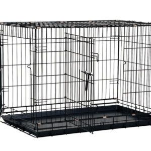 Precision Pet Products 2 Door Great Crate for Dog Hard-Sided Black 36 in