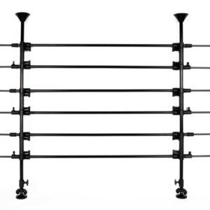 Precision Pet Products Universal 6-Bar Vehicle Pet Barrier Black One Size