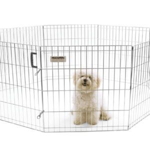 Precision Pet Products Exercise Pen Silver 24 in