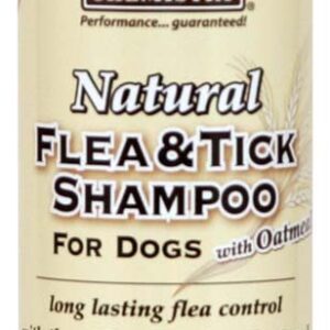 Natural Chemistry Natural Flea and Tick Shampoo With Oatmeal For Dogs 16.9Oz