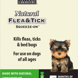 Natural Chemistry Natural Flea and Tick Squeeze-On For Small Dogs 5/1.5Ml Tubes