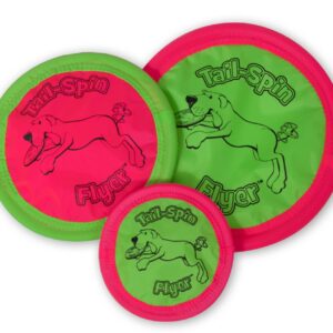 Booda Tail Spin Flyer Dog Toy Multi-Color 12 in