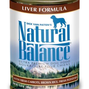 Natural Balance Pet Foods Ultra Premium Liver Formula Canned Dog Food 12Ea/13 Oz