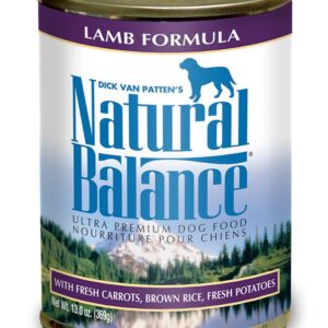 Natural Balance Pet Foods Ultra Premium Lamb Formula Canned Dog Food 12Ea/13 Oz
