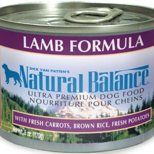 Natural Balance Ultra Premium Lamb Formula Canned Dog Food 6Oz