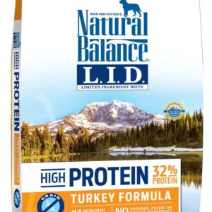 Natural Balance Lid High Protein Turkey Formula 12Lbs