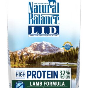 Natural Balance Lid High Protein Lamb Formula 4Lbs
