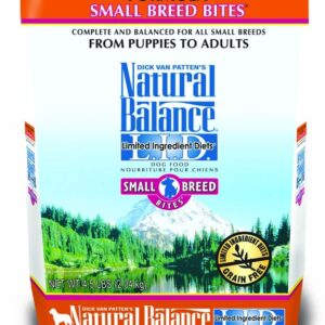 Natural Balance Lid Sweet Potato and Fish Small Breed Bites Dry Dog Food 4.5Lb