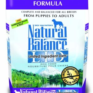 Natural Balance Lid Legume and Duck Meal Dry Dog Food 4.5Lb