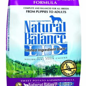 Natural Balance Lid Sweet Potato and Venison Dry Dog Food 13Lb