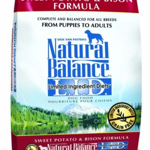 Natural Balance Lid Sweet Potato and Bison Dry Dog Food 13Lb