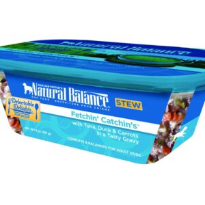 Natural Balance Pet Foods Delectable Delights Fetchin Catchins Dog Food 12Ea/8 Oz