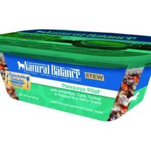 Natural Balance Delectable Delights Pawpaya Pilaf 8Oz Tub